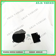 AEROX OLD CVT COVER AEROX OLD CVT COVER BLACK ACRYLIC