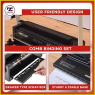☸ ✷ ⊙ OFFICOM Wire Binding Machine A4  W12M Heavy Duty Binder Double Loop Wire Bind for Notebook