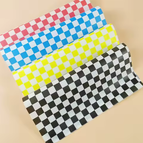 100 Pieces of Absorbent Paper Sandwiches, Burgers, Fries Fried Food Wrappers Plate Mats Waxed Paper