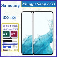 Original AMOLED For Samsung Galaxy S22 5G LCD Display Touch ScreenWith Frame Replacement