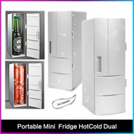 USB Portable Mini Fridge Cooler Mini  Refrigerator Beverage Drink Heating and cooling Fridge