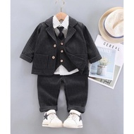 SPP-Boys' suit Boys' suit-LONG SUIT Children's BLAZER 4 IN 1 Boys' Tuxedo JAYDEN Formal Party Wear f