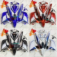 LC135 LC 135 V2 V3 V4 V5 V6 V7 Purba Cover Set Biru Putih Merah Hitam Black Red White Gp Blue
