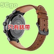 5Cgo【代購】庚石Asus華碩ZenWatch 3代替換錶帶華碩1503真皮錶帶黑色棕色 一標兩條比原廠的耐用 含稅