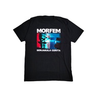 MORFEM T-Shirt - SENJAKALA TAYA Tshirt 100% Cotton Black | Shortsleeve & Longsleeve | Short Sleeves 