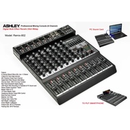 Mixer 8 Channel Ashley Remix 802 Remix802 Effect Reverb Equalizer Usb