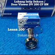 Dekson Door Viewer DV 200 CP SN Peephole 200 Degree Lens Dekkson