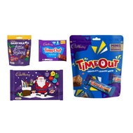 Cadbury Special Christmas, Cadbury Dairy Milk Little Robins, Cadbury Time Out 6 Packs