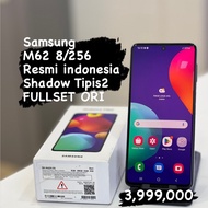 samsung M62 8/256gb fullset ori second