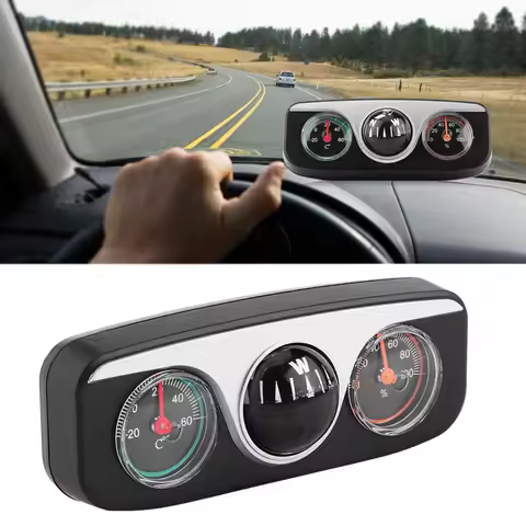 Truck Car Dash Mount Navigation 3 in 1 Car Truck Dash Mount Navigation Direction Thermometer Hygrome