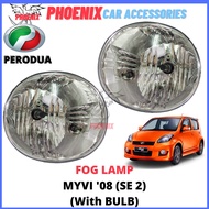 PERODUA MYVI SE 2 2008 FOG LAMP WITH BULB (OEM) LAMPU BUMPER KERETA SPOT LIGHT