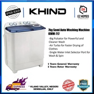 Khind 7kg Semi Auto Washer KWM-717 Mesin Basuh Semi Auto