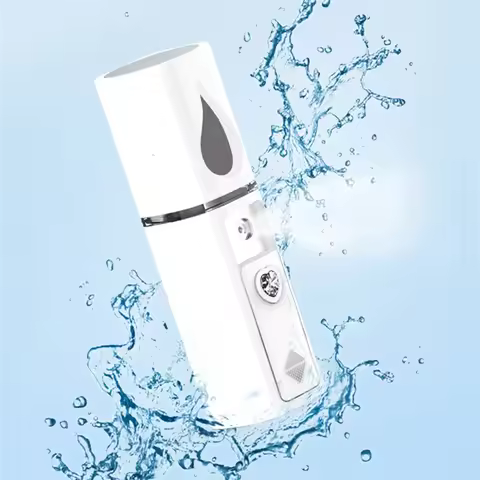 20mL Nano Cold Spray Face Steamer Mini Portable USB Rechargeable ABS Humidifier Nebulizer Beauty Coo