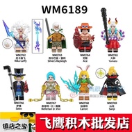 Zikani Yamato Luffy Ai Building Blocks Wooden Man wm6189 Sji Third Party Toy One Piece Domestic Figu