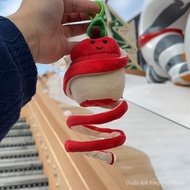 Rui Bingxue Creative Peeling Apple Keychain Fun Plush Toy Wish Apple Pendant Backpack Pendant Friend