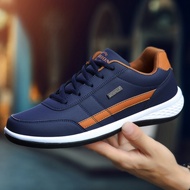 2023 Men's Casual Sneakers Running White Shoes for Men Kasut Sekolah Hitam Korean Style Simple Comfortable PU Leather Casual Shoes Large Size Shoes 39-46 2020 New Kasut Lelaki Casual