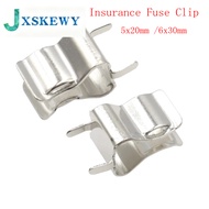 20PCS 5X20MM Fuseholders 5X20 6x30mm Fuse Tube Support Fuse Holder For 5*20 6*30  insurance Fuse Cli
