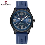 NAVIFORCE นาฬิกาดั้งเดิมสำหรับผู้ชายกันน้ำ30เมตร NF9256G Jam Tangan Sport นาฬิกาควอตซ์ลำลองเรืองแสงใ