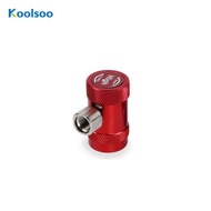 [Koolsoo] R134a Pressure Range Pressure Adapter Easy to Use R134a Coupler Automotive