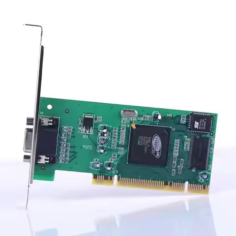 R9UA ATI Rage XL 8MB PCI Graphics Card VGA Video Card Tractor Card Computer Accessory