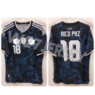 JERSEY PLAYER ISSUE - ARGENTINA AWAY 2026 name player Messi, J.Alvarez, Nico Paz