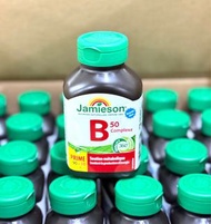 現貨✨加拿大 Jamieson Vitamin B50 Complex Bonus 90+30 Caplets｜增美神天然維他命B雜 120粒 超值增量裝｜舒緩壓力、改善情緒