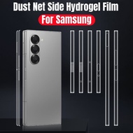 TOMBOL Skin Dust Net Side Hydrogel Film For Samsung Galaxy Z Fold 6 5 4 HD Clear Frame Skin Sticker 