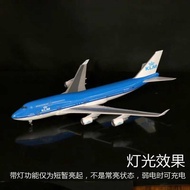 Boeing 747 Dutch Airlines with Light Landing Stand Aircraft Model 747 Civil Airlines Passenger Aircr