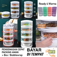 Serving Cover 4 layers Multilayer Stacking Rack Food Storage Keeps Warm Meal Cover