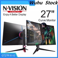 Brand new！！NVISION GT24mv V3 24/27/32-INCH CURVED 144HZ GAMING MONITOR