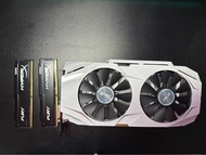"清屋快走" Asus GTX 1060 3G 顯示卡 + HYPER DDR4 RAM 8GB x2 HX424C15FB2/8