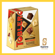 TOBLERONE 瑞士三角 鑽石松露朱古力什錦禮盒 180g – 牛奶朱古力、黑朱古力、白朱古力、黃金焦糖松露朱古力 7622202237713 [平行進口] 到期日: 09/07/2026