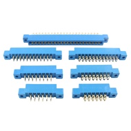 1pcs 805 Connector 3.96mm Pitch 8/12/16/24/30/44/72 Pin Hole Slot Solder PCB Mount Card Edge Socket 
