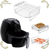 LANY MALL Durable Stainless Steel Air Fryer Accessories Tray Rack Air Fryer Rack Baking Dishes Grill Rack