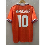 1995 Netherlands BERGKAMP Top Quality Home Retro Soccer Jersey custom T-shirt Football Jersey