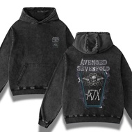 "Avenged Sevenfold" Stone Wash Hoodie Jumper Jacket | Washing Washing | Jacket | Hoodie Band | A7X