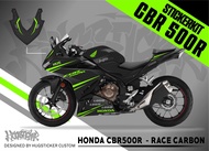 สติ๊กเกอร์ติดรถ สติกเกอร์แต่ง สติกเกอร์ กันรอย Honda CBR500R ปี 2016-2023 ลาย Race Carbon