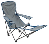 Escape Lounge Camping Chairs for Adults with Footrest and Adjustable Armrests, Sturdy Steel Frame, C