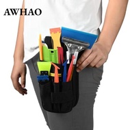 [AWHAO] Vinyl Wrap Carrier Large Capacity Accessories Multipurpose Black Organizer