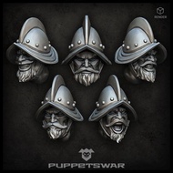 PUPPETSWAR - CONQUISTA TROOPERS HEADS