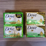 [ DOVE ] Sachet Paket Shampoo + Conditioner