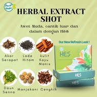 [HQ] Jamu moden HES herbal extract shot/Jamu Moden/Jamu wanita kesihatan/Minuman kurus/Slimming Jus 