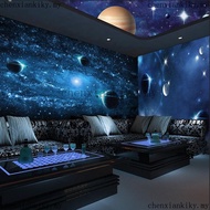 Custom wallpaper mural sci-fi space wallpaper, space themed restaurant, KTV bedroom, children's room