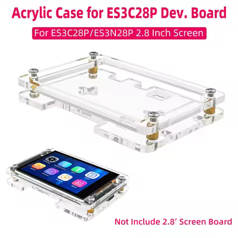Acrylic Case for ES3C28P ES3N28P 2.8 Inch Screen Development Board Transparent Shell