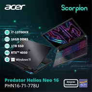 Acer Predator Helios Neo 16 PHN16-71-778U Gaming Laptop（Aeon Credit Services-36 Monthly Installments）
