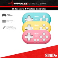 8BitDo Zero 2 Bluetooth Gamepad - Yellow, Turquoise, Pink (for Nintendo Switch, Android, Windows)