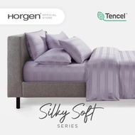 (Quilt Cover Set, INCLUDING QUILT COVER ) Horgen Silky Soft Series 100% Tencel Jacquard Quilt Cover 