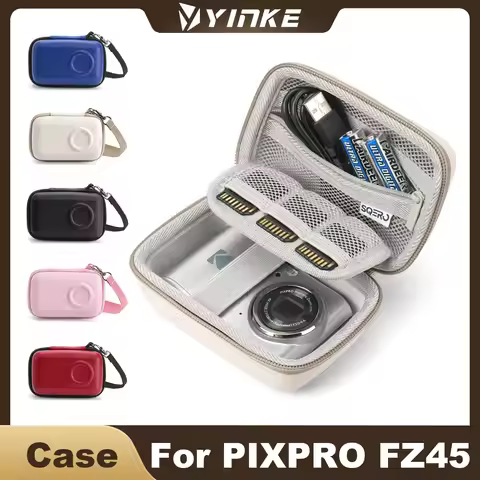 Digital Camera Case for KODAK PIXPRO FZ55/FZ45 & CAMKORY 1080P - Compact Travel Bag with 3 SD Card S