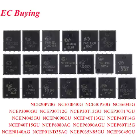 10Pcs NCE P40T13GU 20P70G 30P30G 30P50G 6045G P0140AG P3090GU P30T12G P30T13GU P30T17GU P4045GU P409