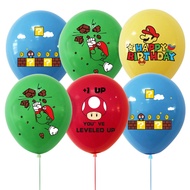 Children Birthday Party Supplies Banner Suit Decoration Balloons New Mario Theme Happy Birthday Party Balloons Boys or Girls Toys